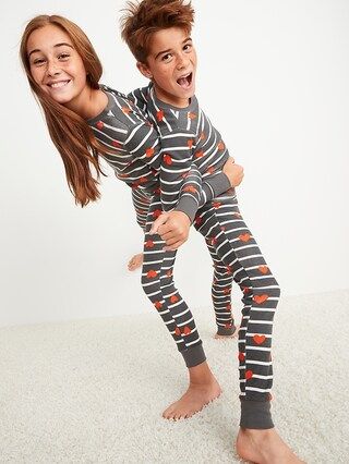 Matching Gender-Neutral Printed Snug-Fit Pajama Set for Kids | Old Navy (US)