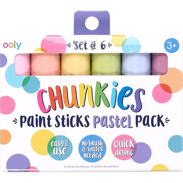 Chunkies Paint Sticks Pastel, 6 Pack | Maisonette