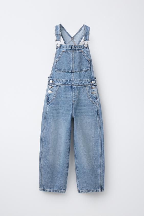 LONG DENIM OVERALLS | Zara US