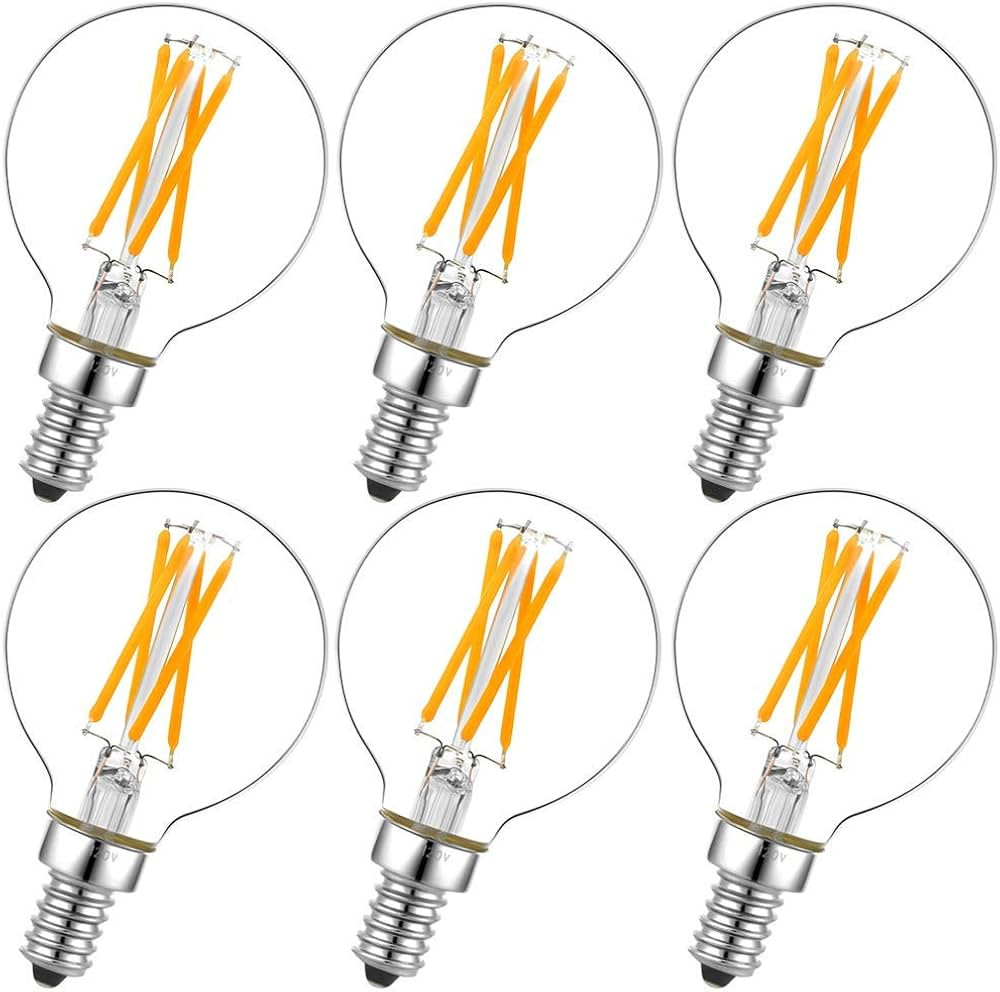 LiteHistory Dimmable g16.5 led Bulb e12 g16 1/2 led Candelabra Bulb 40w led Edison Bulb 2700K 400... | Amazon (CA)