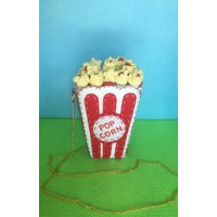 Popcorn Hand Stitched Cross Shoulder Bag | Etsy (US)