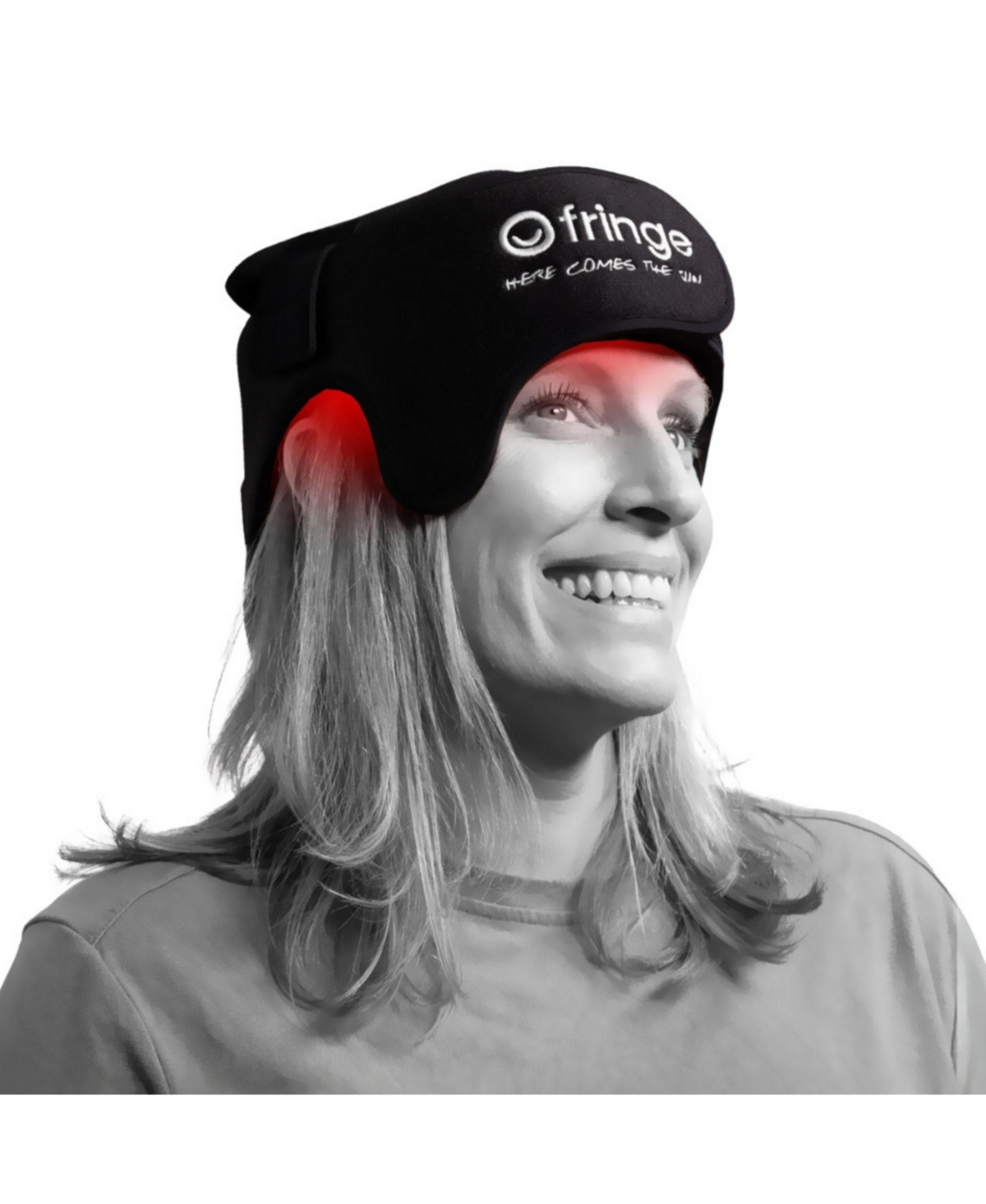 Fringe Light Therapy Head Wrap - Black | Macy's