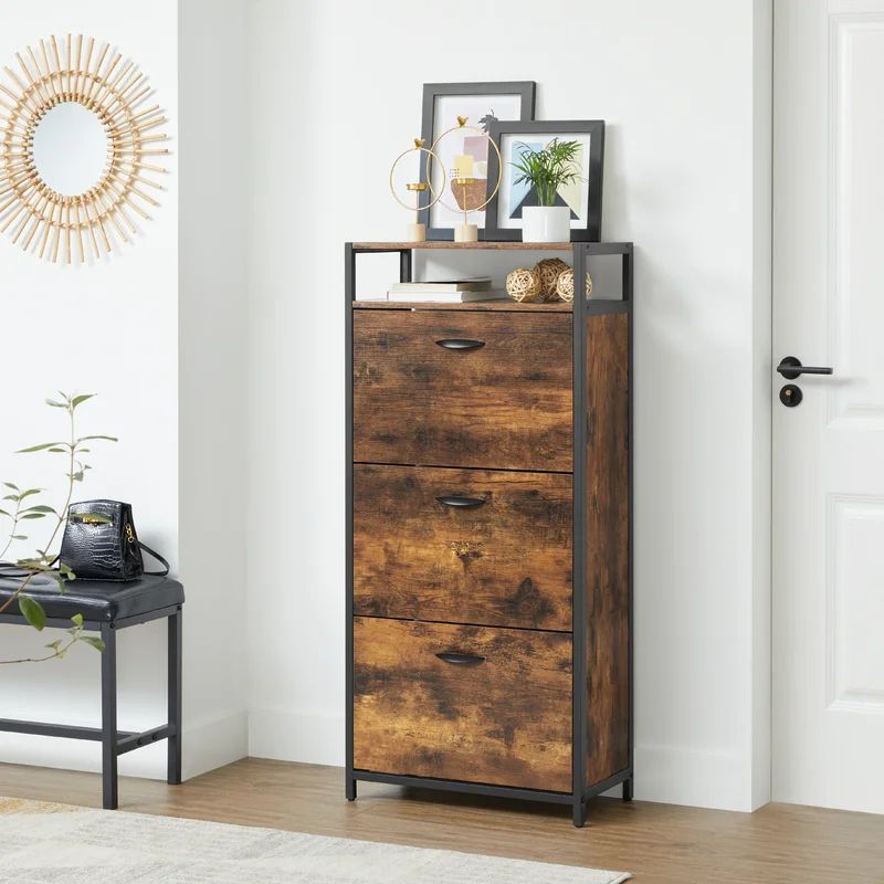 Open 18 Pair Shoe Storage Cabinet | Wayfair North America