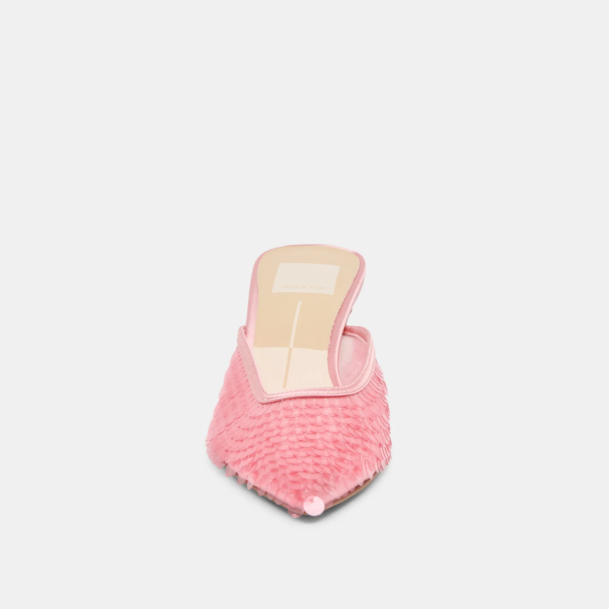 Cleo Sequin Heels Light Pink Sequin | DolceVita.com
