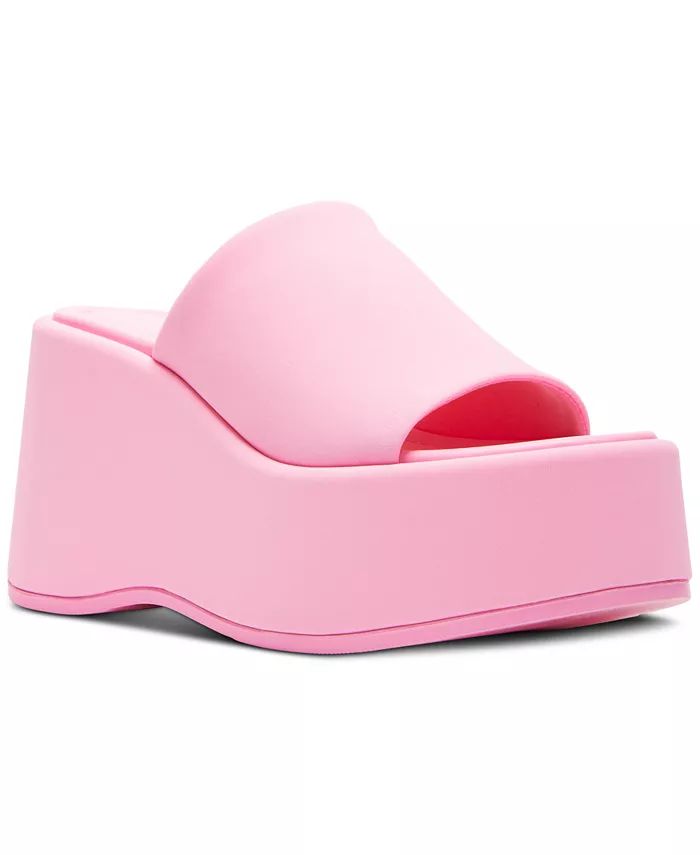 Nico Platform Wedge Sandals | Macy's