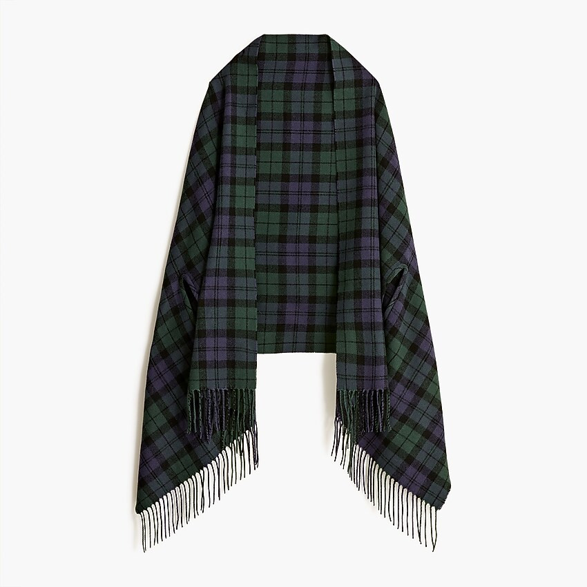 Plaid cape-scarf | J.Crew Factory