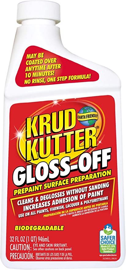 KRUD KUTTER GO32 Gloss-Off Prepaint Surface Preparation, 32-Ounce | Amazon (US)