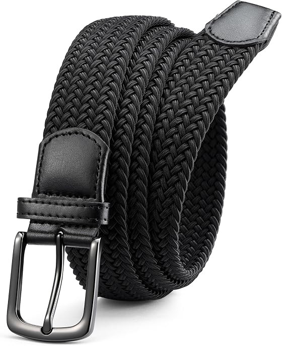CHAOREN Stretch Belt for Men - Elastic Belt for Golf & Casual Wear | Amazon (US)