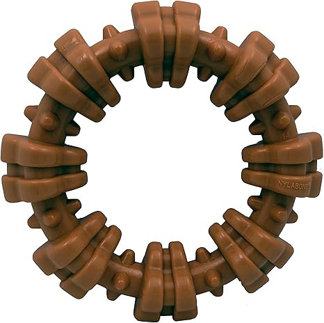 Nylabone Textured Ring Power Chew Toy for Small Dogs, Durable Dog Toys for Aggressive Chewers, St... | Amazon (US)