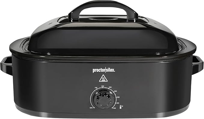 Proctor Silex 24-Pound Electric Roaster Oven with Variable Temperature Control, Self-Basting Lid ... | Amazon (US)