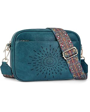 APHISON Quilted Crossbody Bags for Women Trendy,Vegan Leather Small Crossbody Purses Shoulder Han... | Amazon (US)