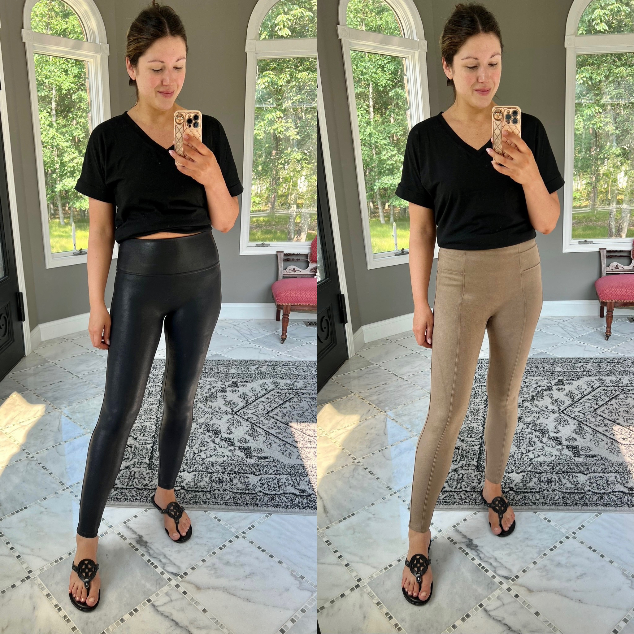 High Waist Faux Suede Leggings curated on LTK