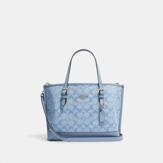 Mollie Tote 25 In Signature Chambray | Coach Outlet
