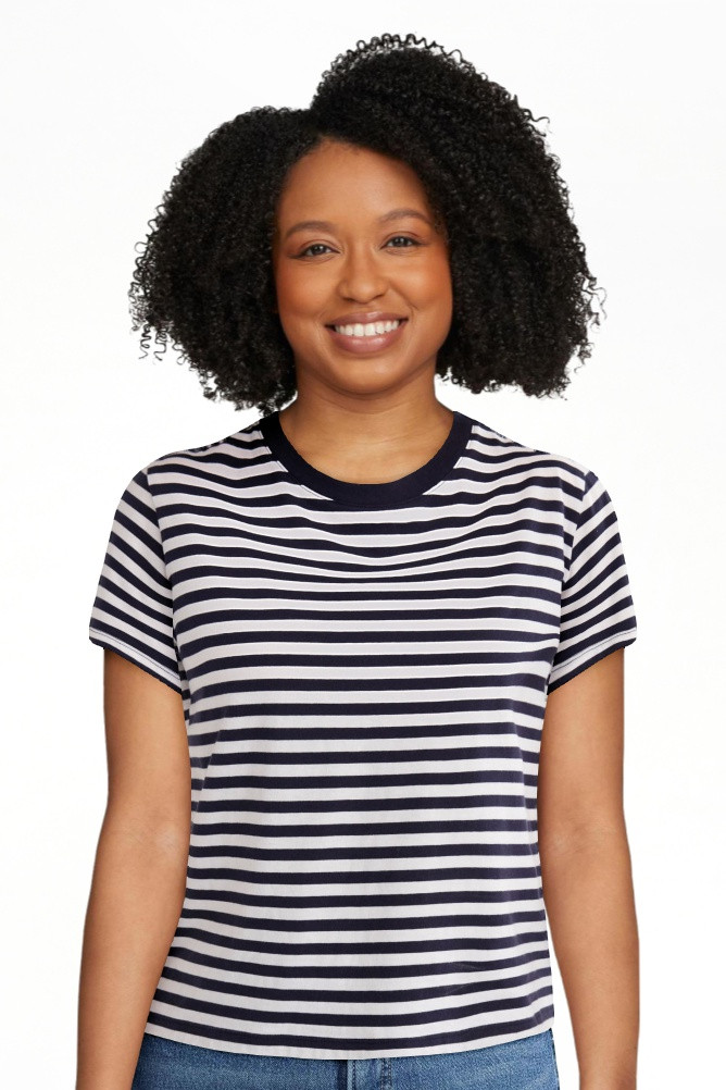 Free Assembly Women's and Women's Plus Cotton Cropped Boxy Tee with Short Sleeves, Sizes XS-4X | Walmart (US)