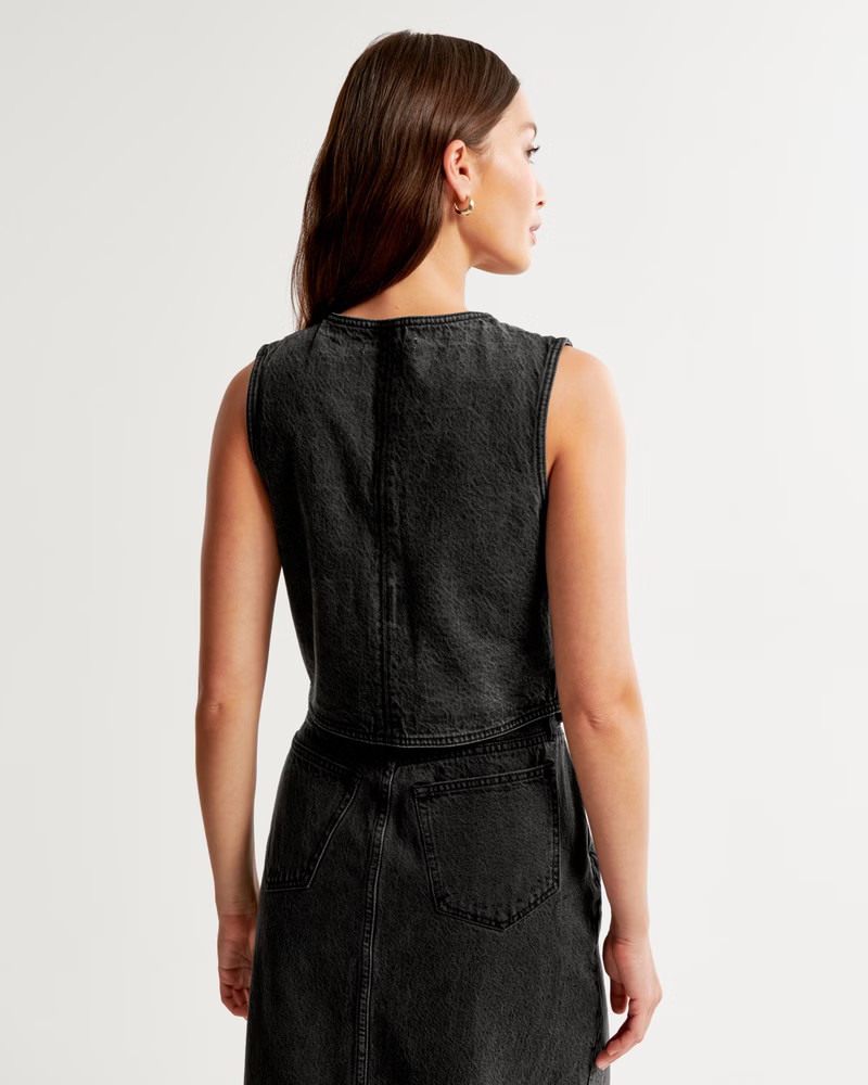 Denim Vest | Abercrombie & Fitch (US)