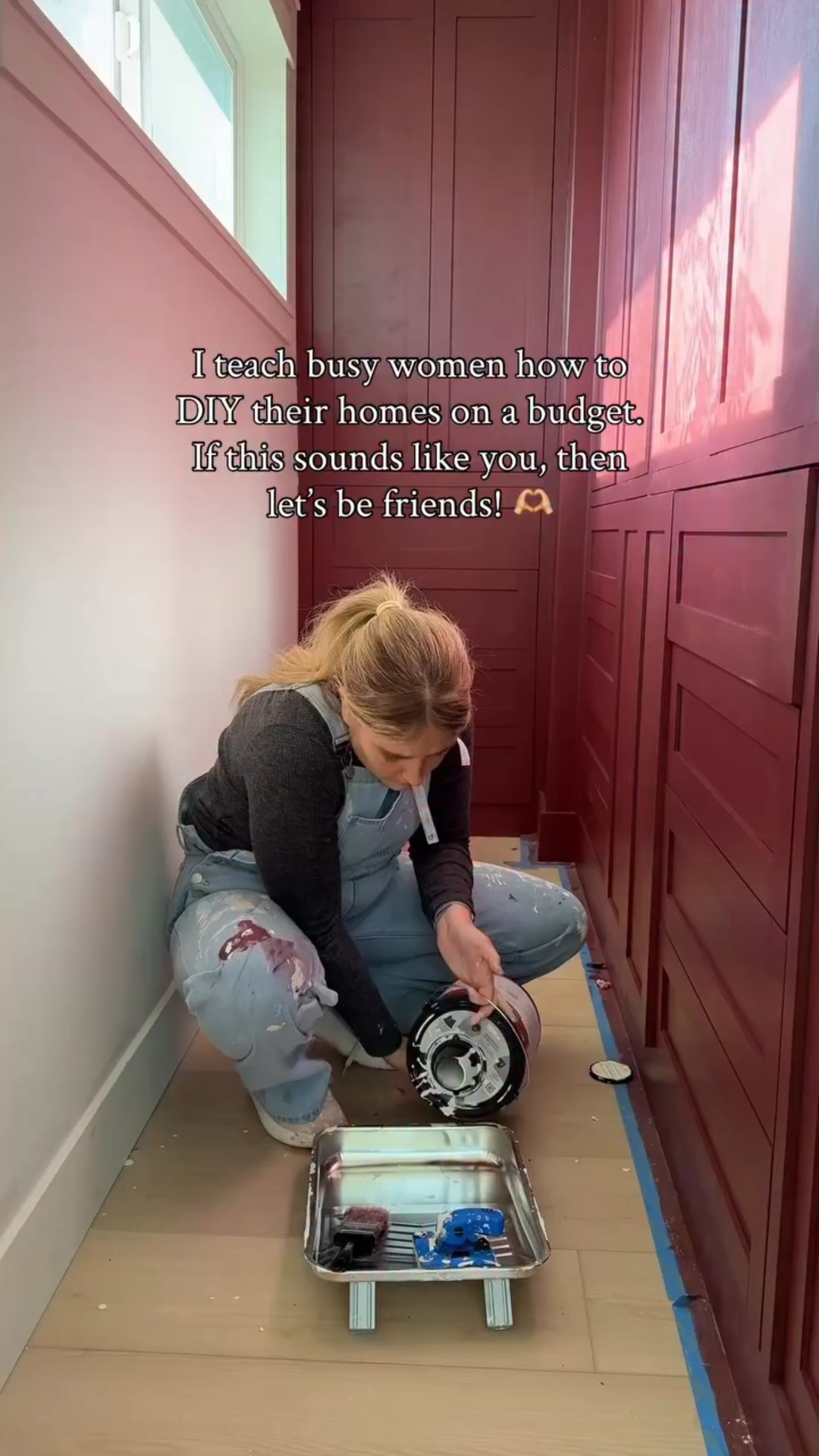“I’m too busy, it’s too overwhelming, I don’t have the skills, I’ve never done it before”… all things I used to say whenever I dreamed about renovating my old, stinky house. 

And then our only bathtub broke when my son was 3 months old and I had no choice but to try to renovate my bathroom! 😆 We couldn’t afford to hire someone, so I watched tutorials, thrifted some old tools at yard sales, and fixed it myself it. 

Turns out, I could actually make the time, I could tackle it one step at a time, and I learned the skills. And I have since fallen  in love with DIY and home renovations.

If you want to learn how to do it too, follow along my projects and let’s chat in the DMs, because I know you can to it too!