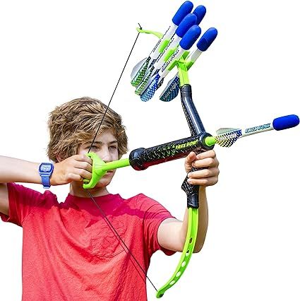 Original FAUX BOW 4.0 - Bow and Arrow for Kids 8-12 - Shoots Over 120 Feet…Really - Kids Bow an... | Amazon (US)