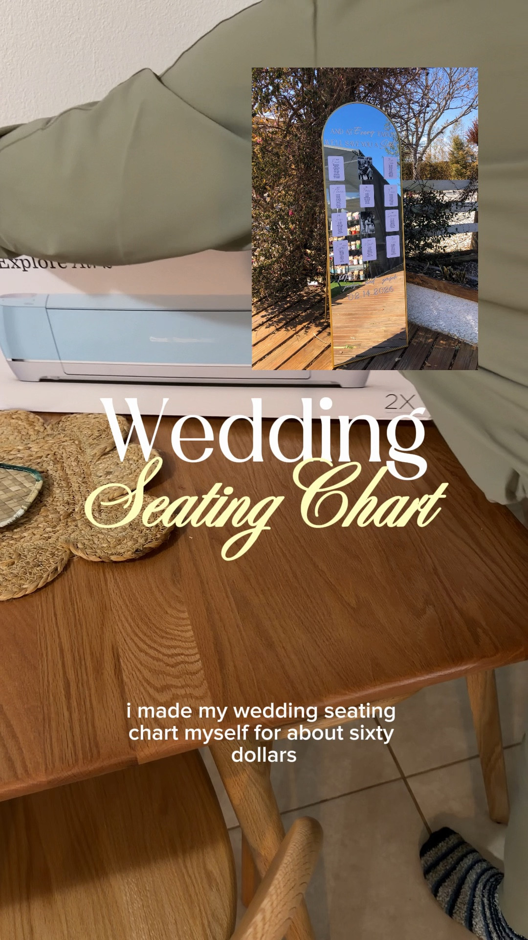 quick, easy, and affordable seating chart!! I also love a mirror and it’s a 2 for 1 home decor 😚🪞🪩

#LTKWedding #LTKHome #LTKvlog