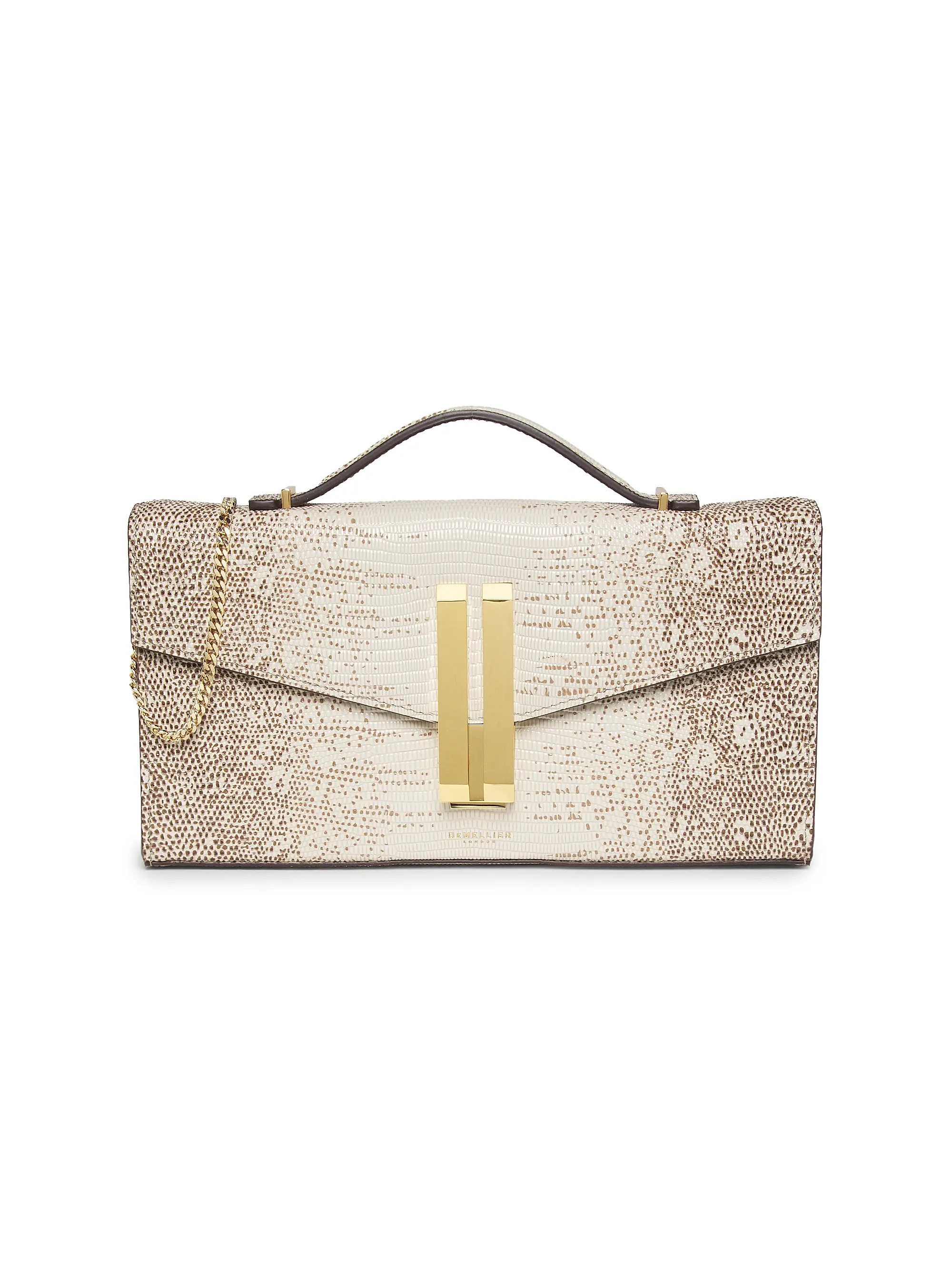 Vancouver Embossed-Leather Convertible Clutch | Saks Fifth Avenue