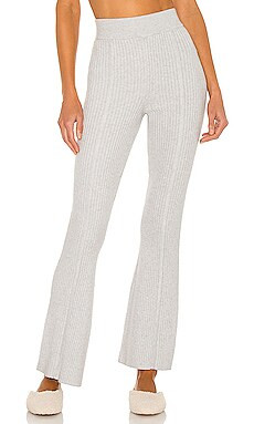 Camila Coelho Samira Knit Pant in Light Heather Grey from Revolve.com | Revolve Clothing (Global)
