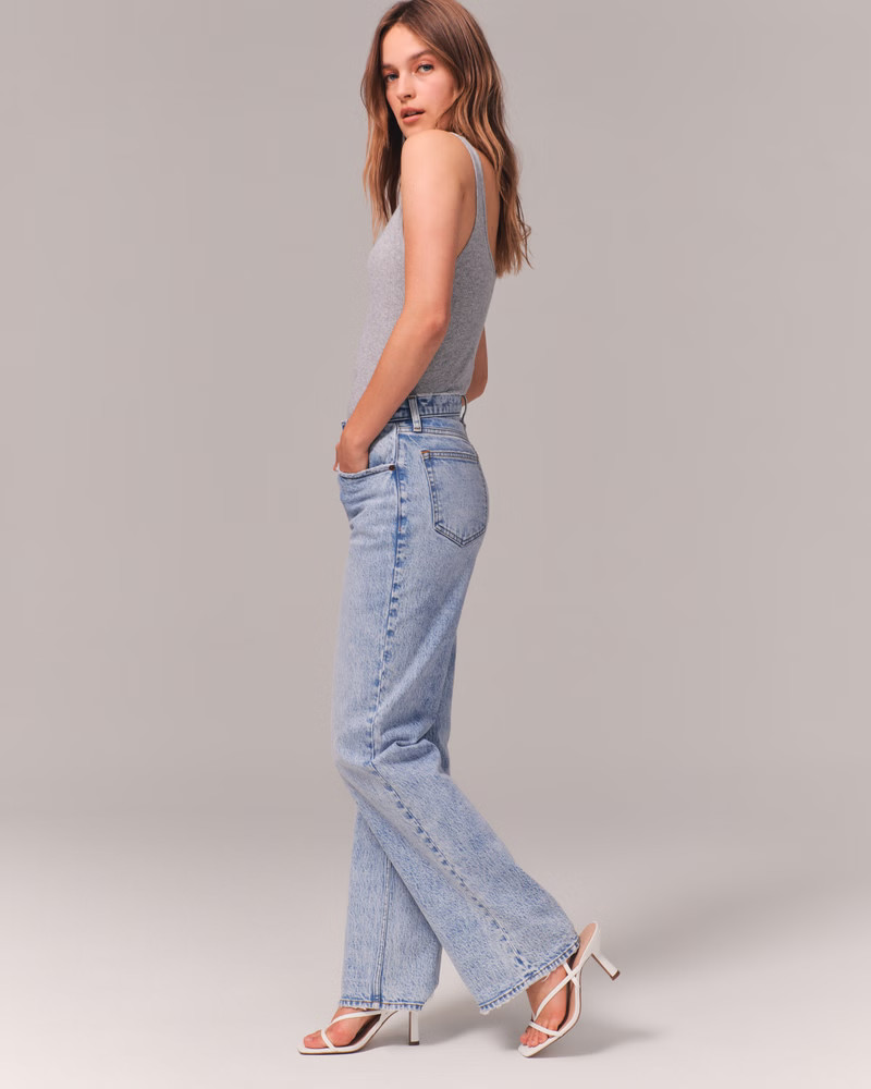 Women's Low Rise 90s Baggy Jean | Women's 25% Off Select Styles | Abercrombie.com | Abercrombie & Fitch (US)