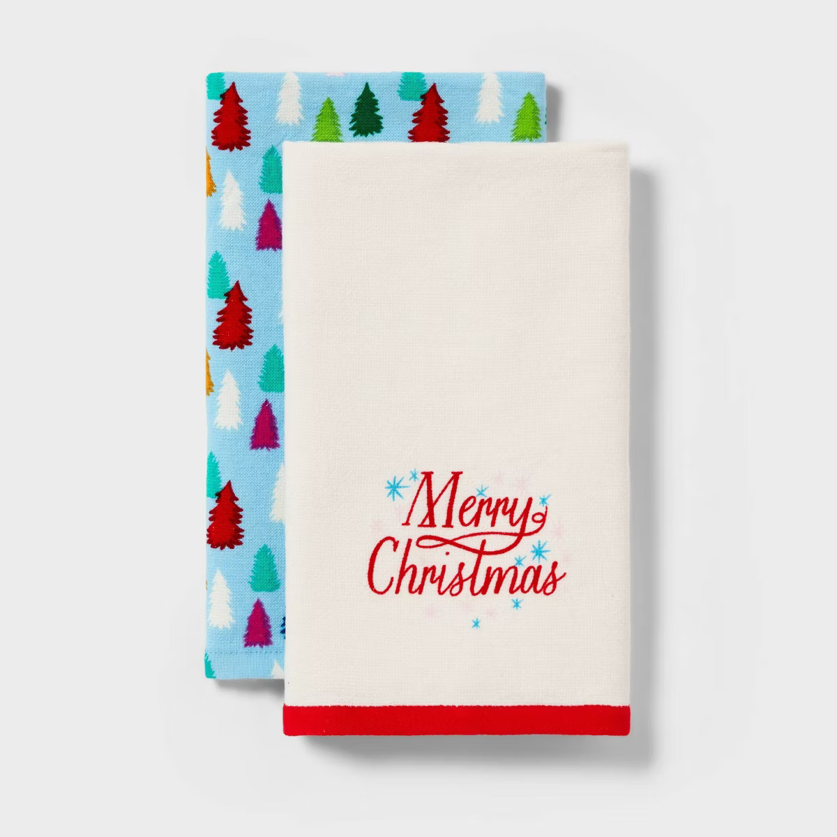 2pk 'Merry Christmas' Hand Towels White - Wondershop™ | Target