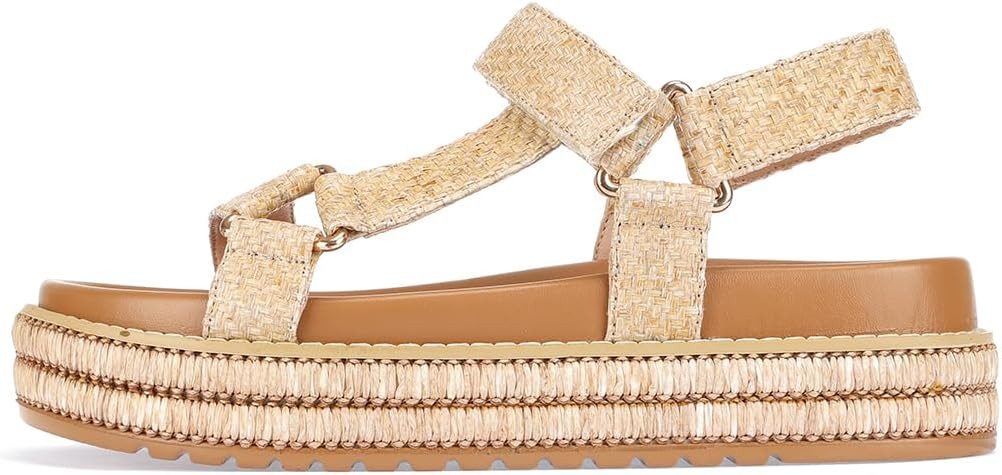 Platform Sandals –Casual Espadrilles platform sandles– Open Toe Comfortable Summer Flatform p... | Amazon (US)