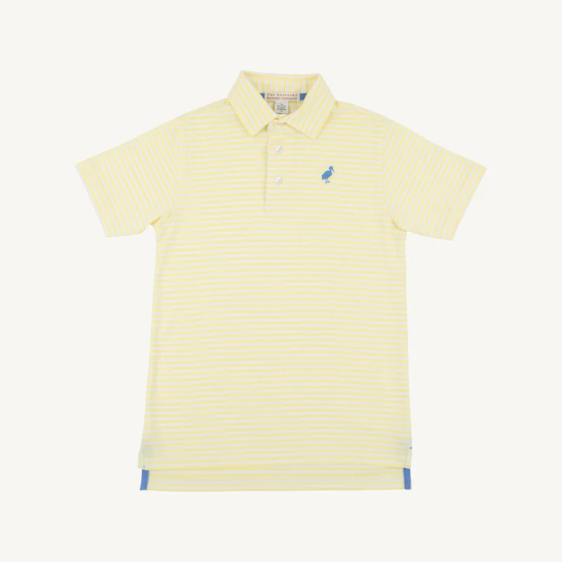 Prim & Proper Polo & Onesie - Buckhead Blue with Bellport Butter Yello | The Beaufort Bonnet Company