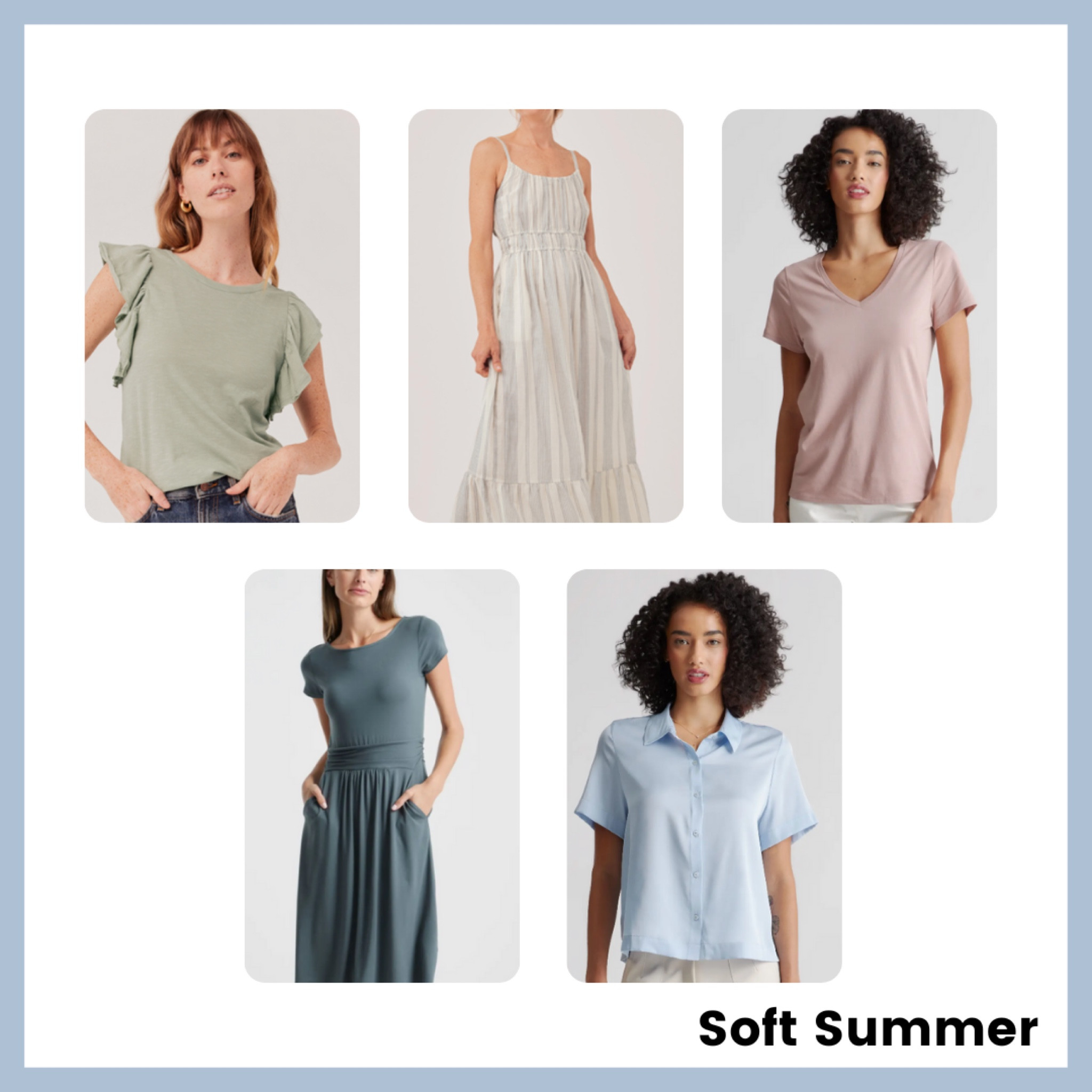 #softsummerstyle #coloranalysis #softsummer #summer

#LTKunder100 #LTKSeasonal #LTKunder50