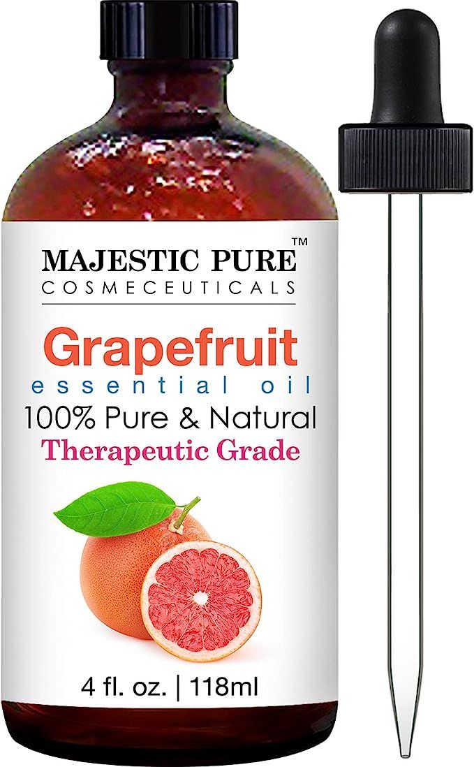 MAJESTIC PURE Grapefruit Essential Oil, Therapeutic Grade, Pure and Natural Premium Quality Oil, ... | Amazon (US)