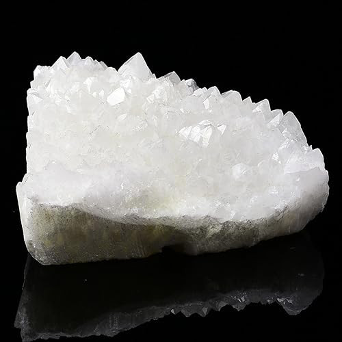 JIC Gem Natural White Clear Quartz Crystal Cluster Geode Druzy Healing Stone Home Decoration Gemstone Specimen Large 1pc 0.66-1.1 lb | Amazon (US)