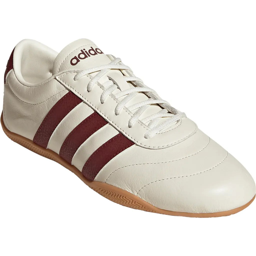 adidas Grand Court Lo Sneaker in Off White/Shadow Red/Gum at Nordstrom Rack, Size 6 | Nordstrom Rack