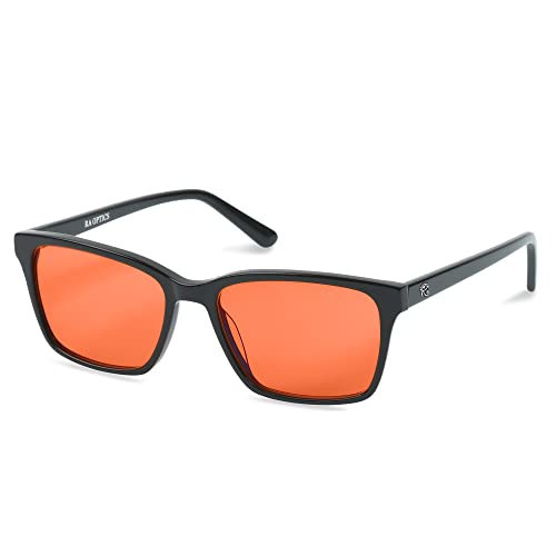 Ra Optics Maxwell Frame with Sunset Lenses - Science-Based Blue Light Glasses Increase Sleep Quality - Premium Glasses for Men and Women Block Blue Light From Screens | Amazon (US)