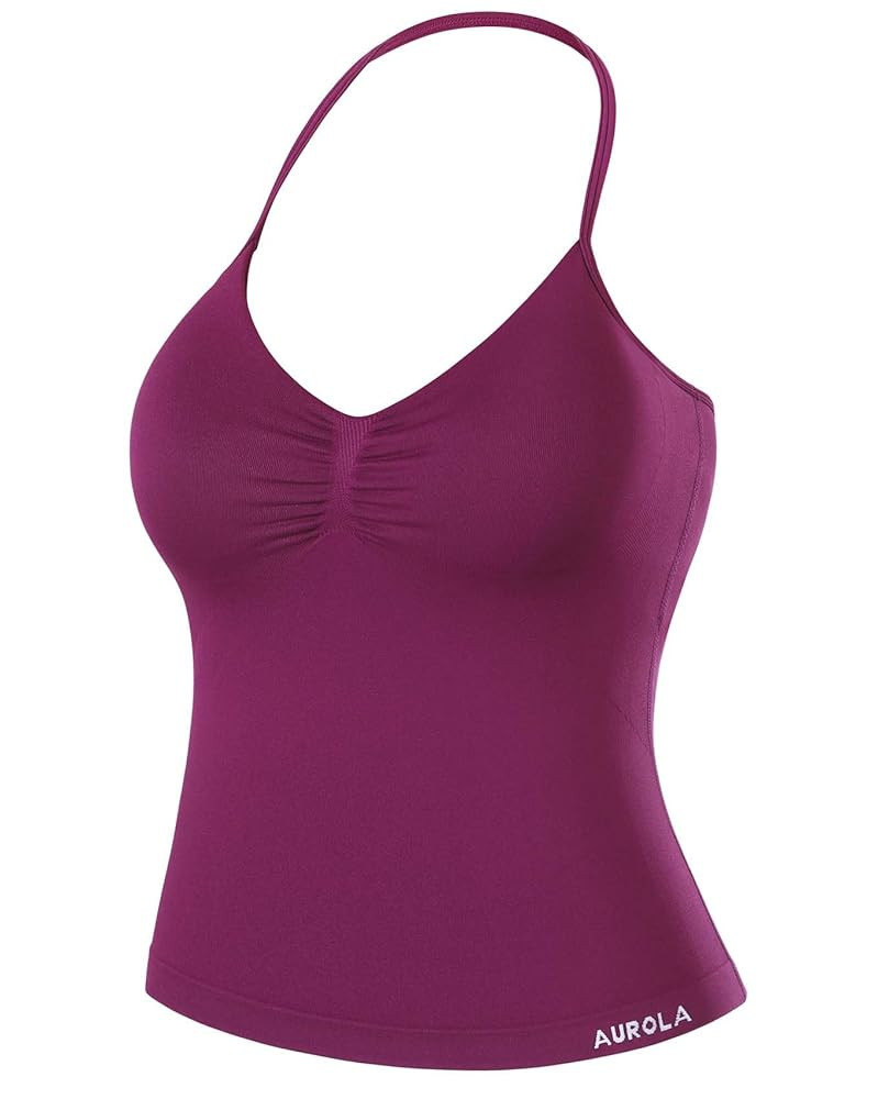 AUROLA Influence Longline Strappy Workout Halter Tops for Women,Removable Cups Padded Bras Impact... | Amazon (US)