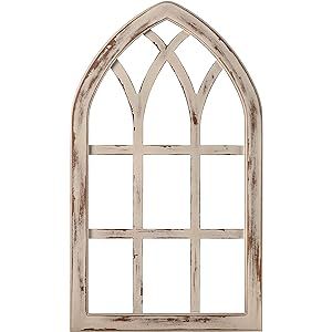 Ka Home Cathedral Arch Wall Decor Window - Rustic Window Frame for Farmhouse, Vintage or Salvage Sty | Amazon (US)