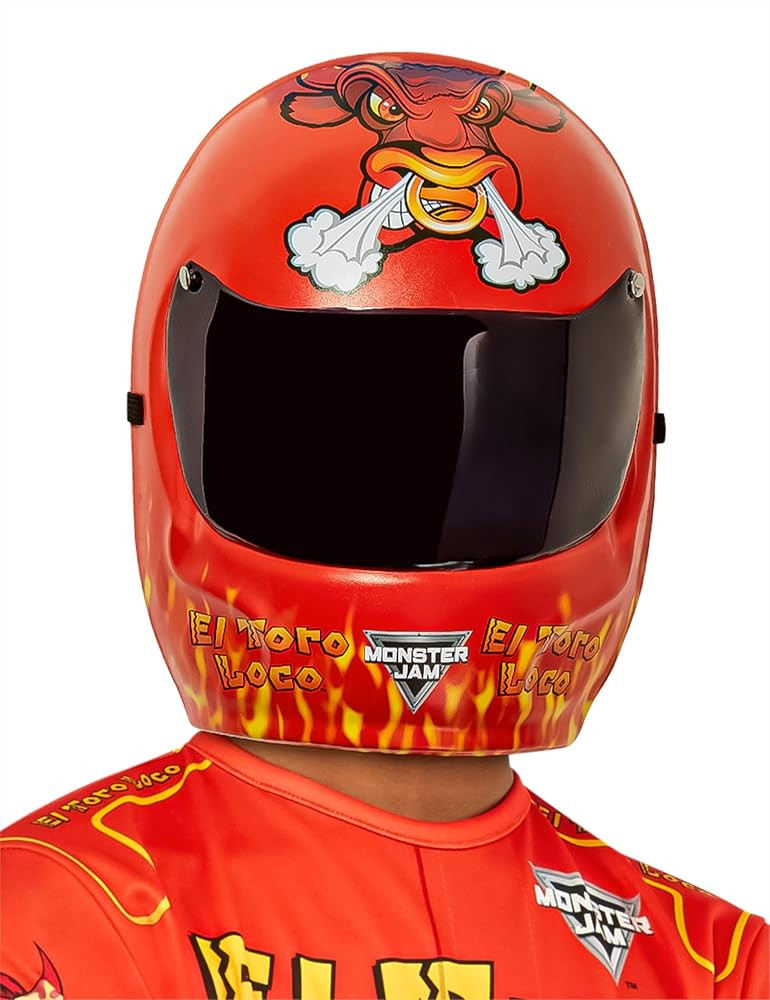Monster Jam: El Toro Loco Half-Mask for Kids by Rubies, Boy's No Size | Amazon (US)