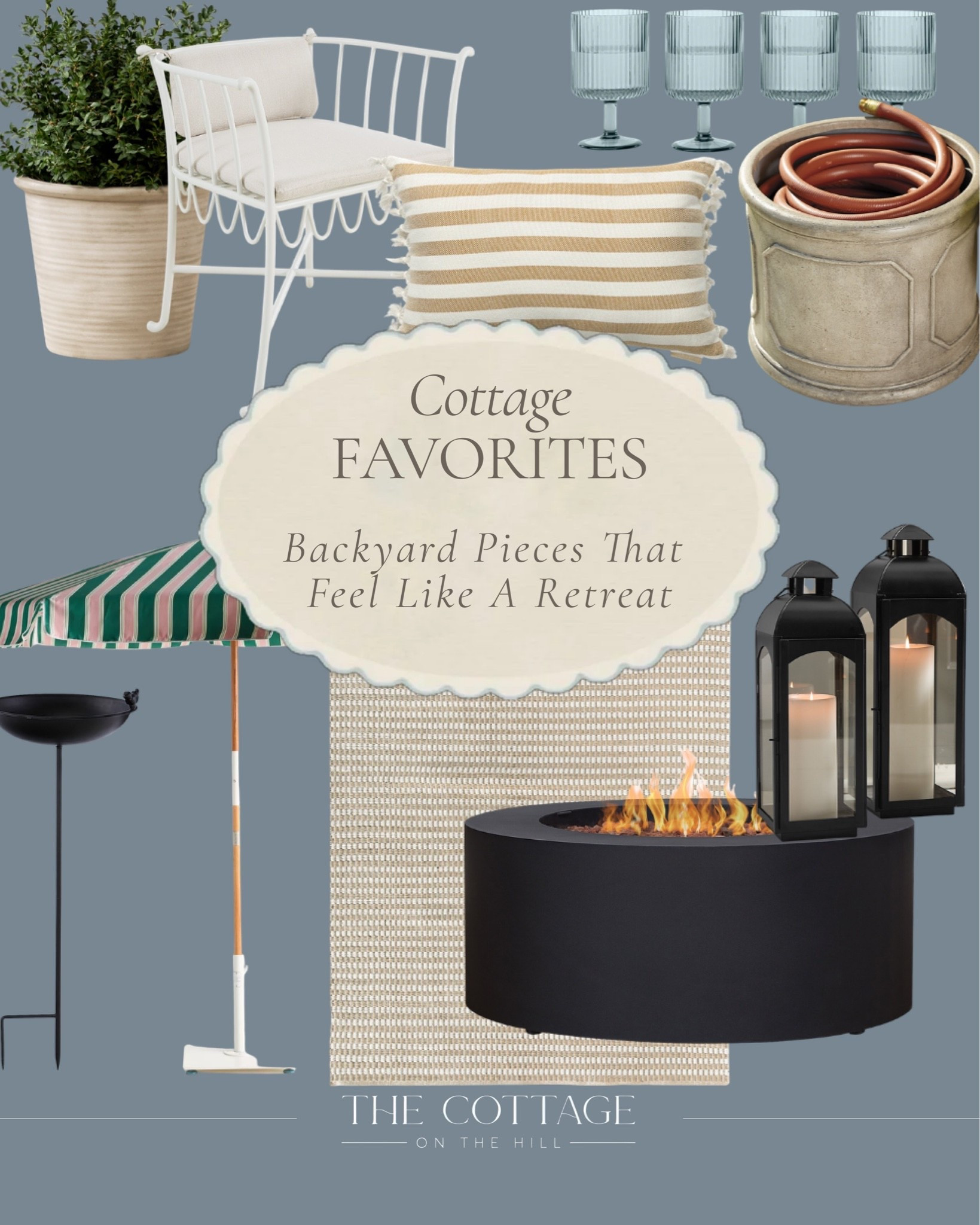 Backyard season is officially here ✨

 Rounded up a few pieces that make outdoor spaces feel a little softer, slower, and more like an extension of home. 

From striped umbrellas to warm lantern lighting, these are the kinds of finds that make evenings outside feel extra cozy. 🤍

Shop the products here! 

#LTKhome