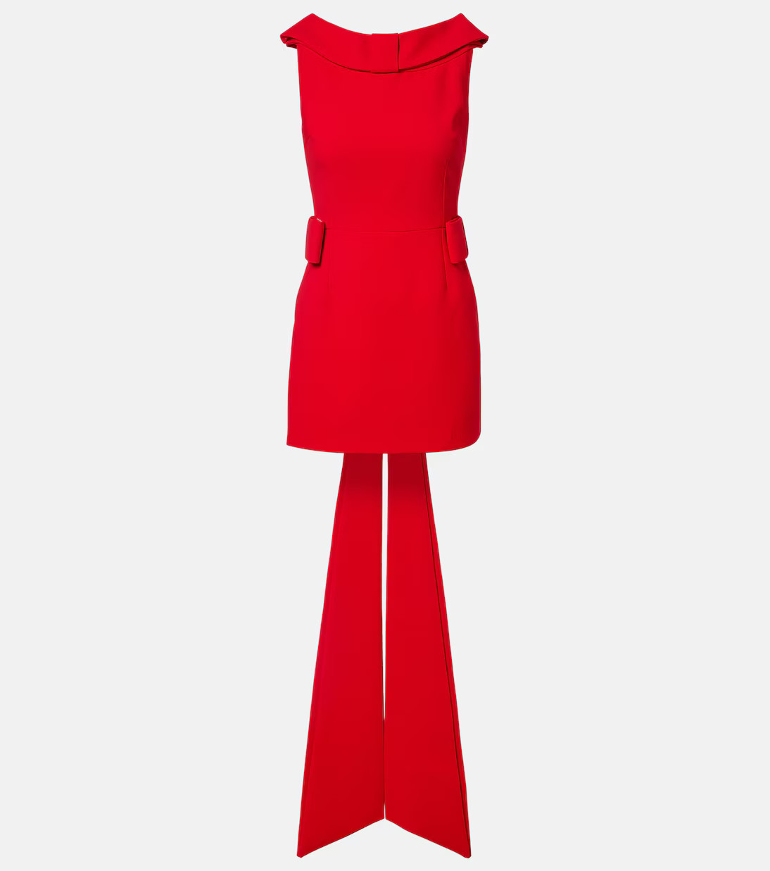 Daphne bow-detail crêpe minidress | Mytheresa (INTL)
