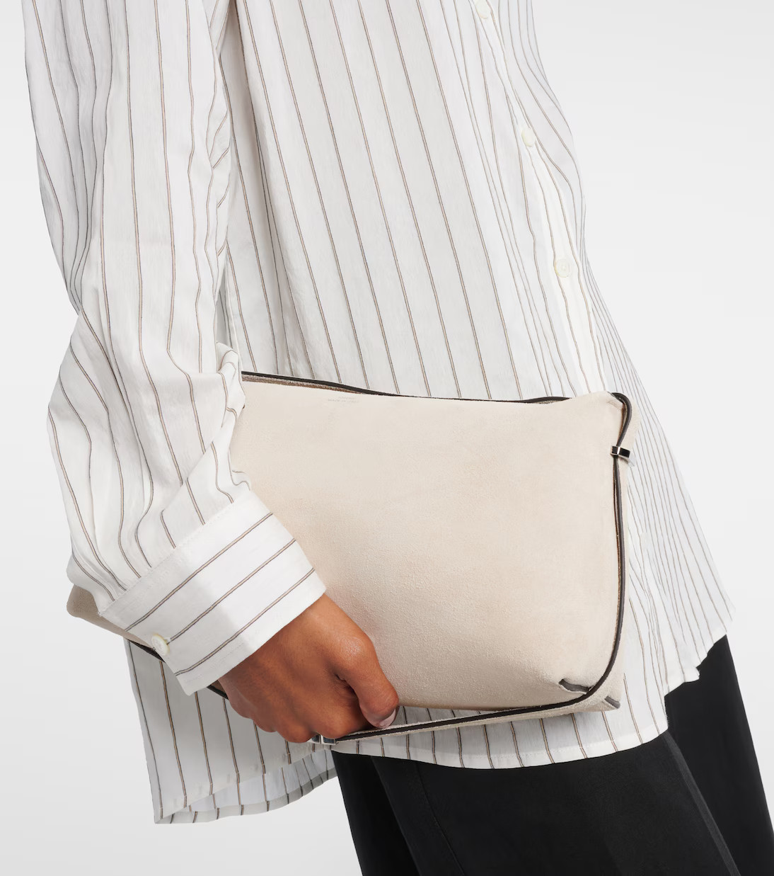 Suede clutch | Mytheresa (US/CA)