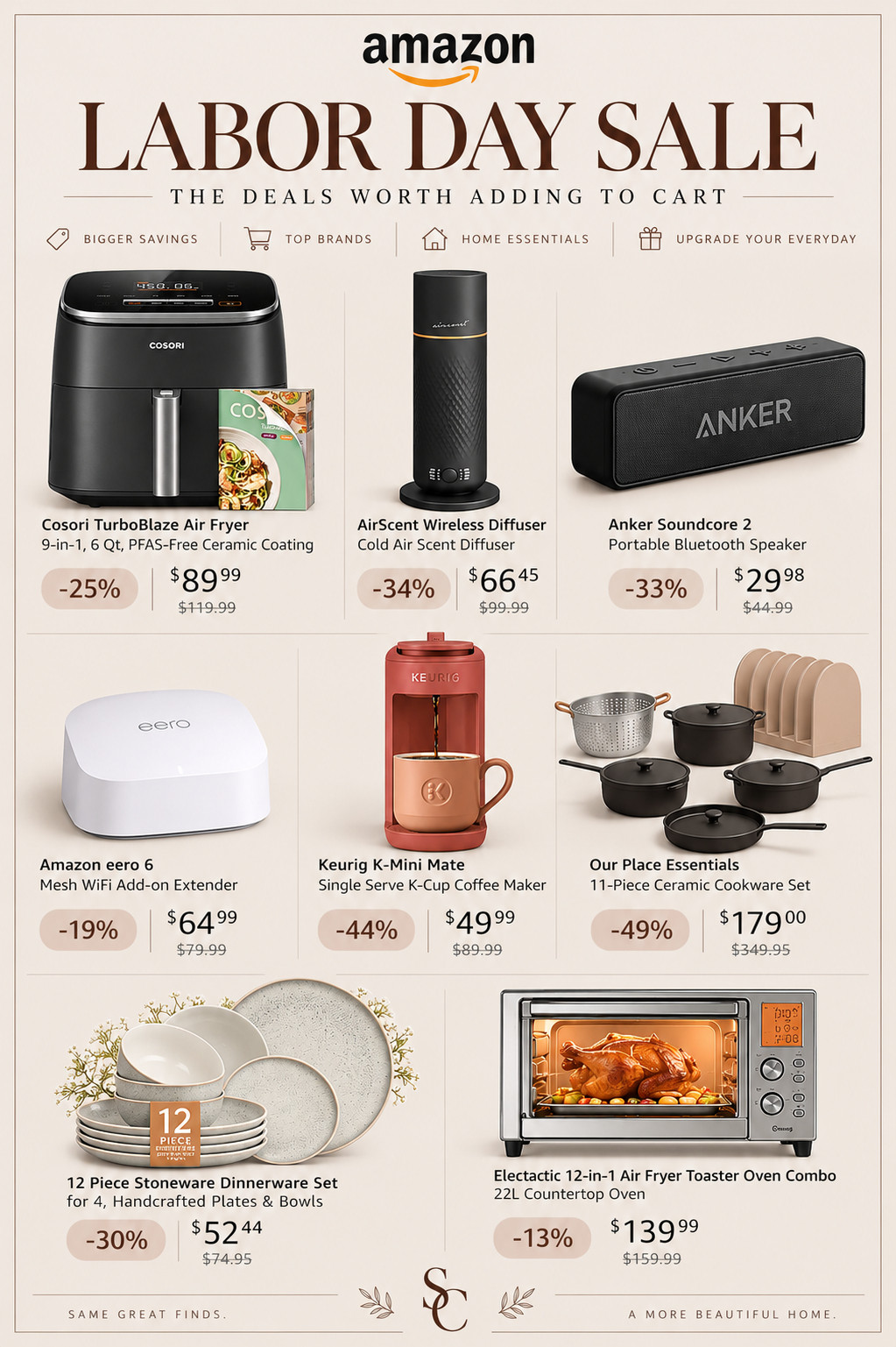 Amazon Labor Day deals are here 👀✨ From home essentials to everyday tech, these are the finds worth checking out while the sale lasts!

#AmazonDeals #LaborDaySale #AmazonFinds #DealAlert 

 
