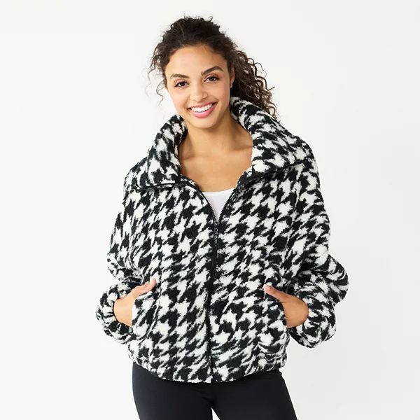 Juniors' SO® Sherpa Full Zip Jacket | Kohl's