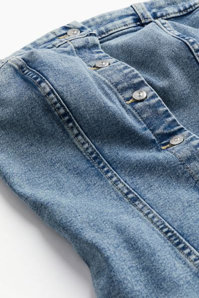 Denim bandeautop - Licht denimblauw - DAMES | H&M NL | H&M (DE, AT, CH, NL, FI)
