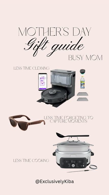 Skip the flowers this year… give her something that actually gives her time back ⏳✨

For the busy mom who’s doing everything—these are the gifts that help her do less:
🧹 clean less
🍽️ cook less
📸 miss less

Because real luxury isn’t just what you buy… it’s what you don’t have to do anymore 🤍

Everything is linked on my LTK ✨

#MothersDayGifts #GiftGuideForHer #BusyMomEssentials #TimeSavingProducts #HomeHacks #AmazonFinds #LTKHome #SoftLifeLiving

#LTKMothersDay #LTKHome #LTKmomlife