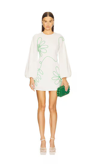 The Wolf Gang Luna Mini Dress in Ivory. - size L | Revolve Clothing (Global)