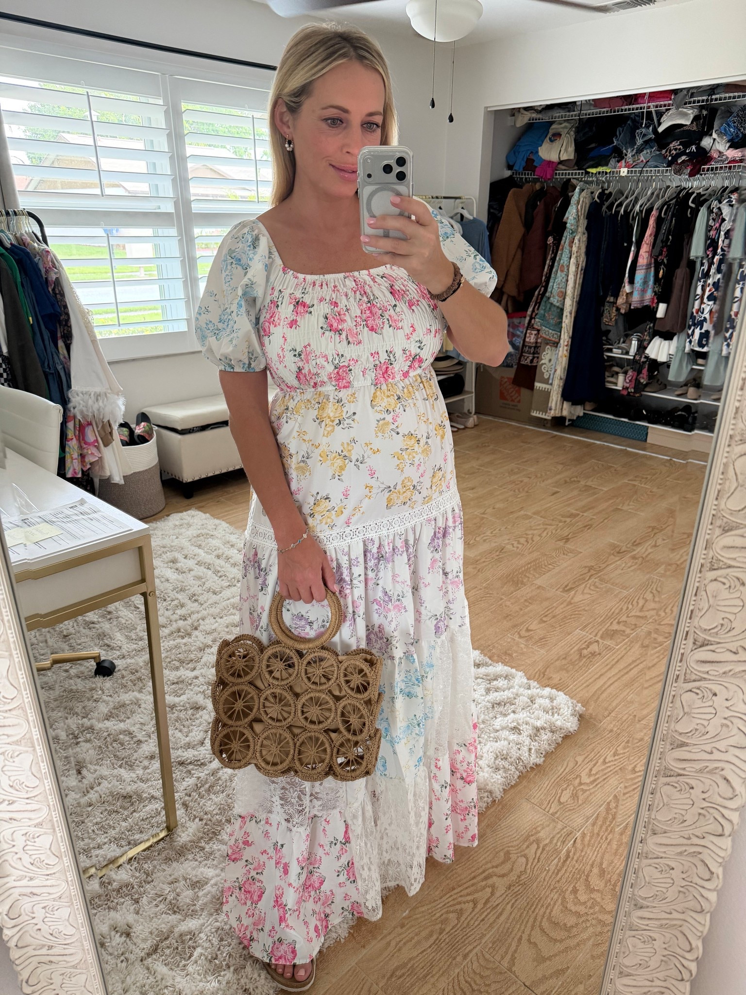 Floral maxi dress @Chicwish 

#LTKWedding #LTKMidsize #LTKSeasonal