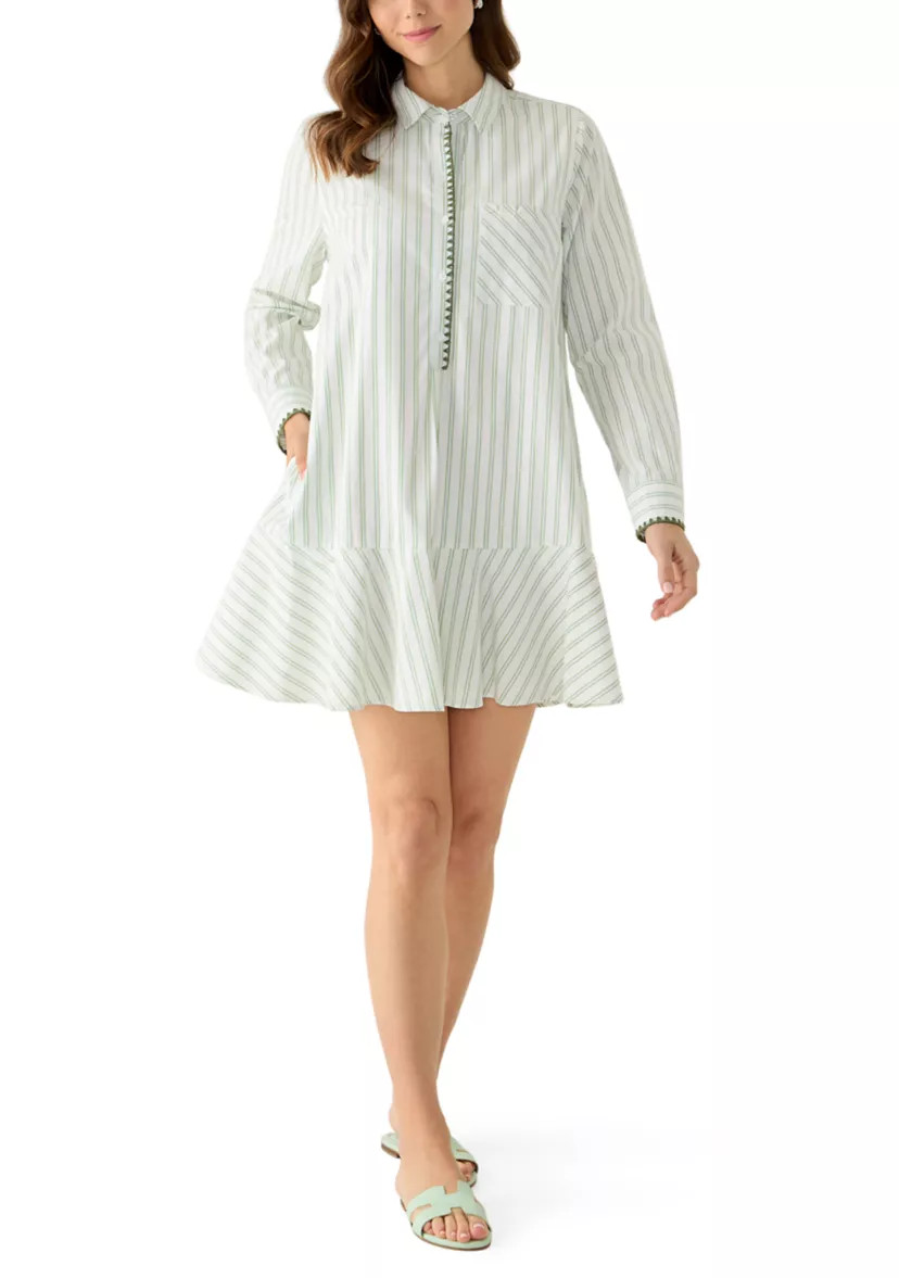 Women's Long Sleeve Mini Shirtdress | Belk