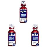 Vicks NyQuil ALCOHOL FREE Cold & Flu Relief Liquid Medicine, Powerful Multi-Symptom Nighttime Relief For Headache, Fever, Sore Throat, Sneezing, Runny Nose And Cough, Berry Flavor, 12 FL OZ(Pack of 3) | Amazon (US)