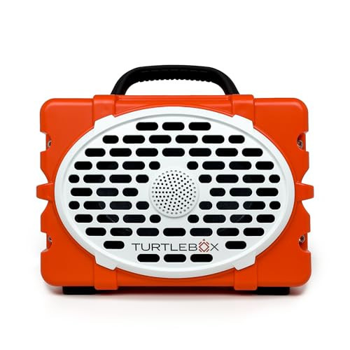 Turtlebox Original Gen 3: Portable Outdoor Bluetooth Speaker – Ultra-Loud (120dB), Waterproof (IP67), Rugged, Impact-Resistant, 3-Day Battery | Party Mode: Unlimited Pairing for Stereo Sound, Orange | Amazon (US)