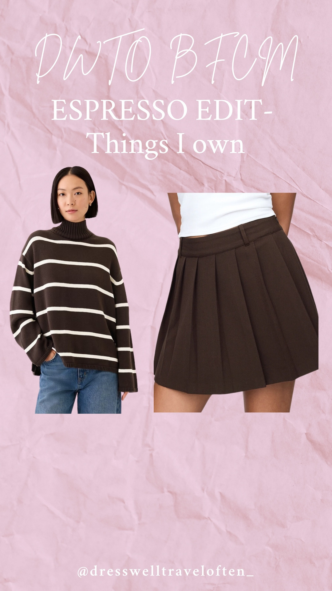 Gap 50% off sale | brown turtleneck sweater | brown skirt 



#LTKSaleAlert #LTKWorkwear #LTKCyberWeek