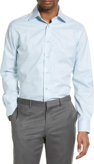 Trim Fit Plaid Dress Shirt | Nordstrom
